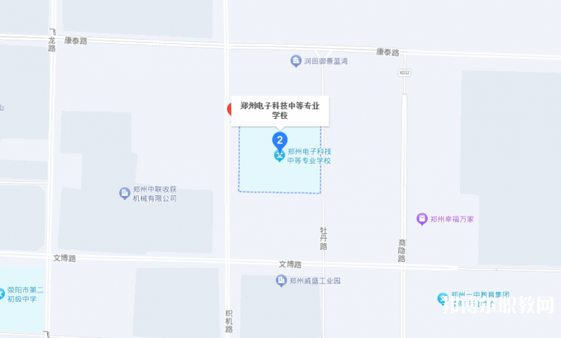 中牟電子科技中等專業(yè)學(xué)校地址，乘車路線