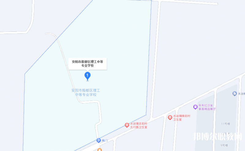 安陽市殷都區(qū)理工中等專業(yè)學(xué)校地址，乘車路線