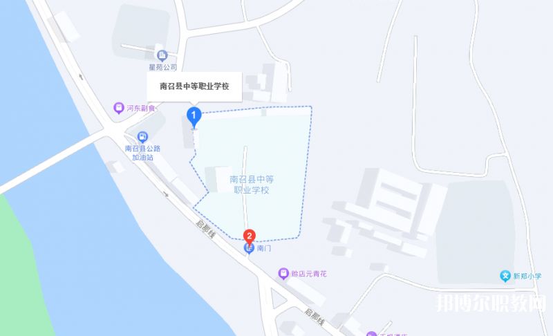 南召縣培英中等職業(yè)學(xué)校地址，乘車路線