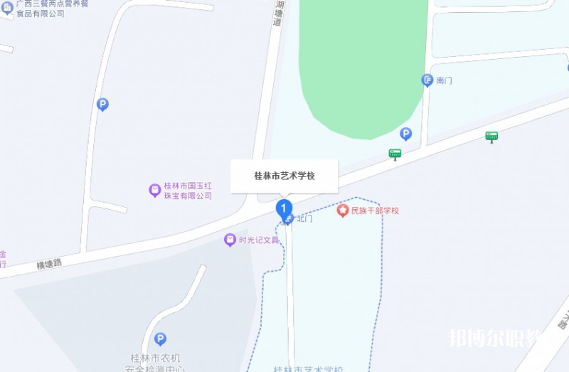 桂林市藝術學校地址，乘車路線