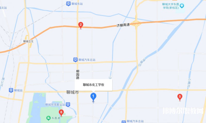 聊城市化工職業(yè)中等專業(yè)學(xué)校地址，乘車(chē)路線
