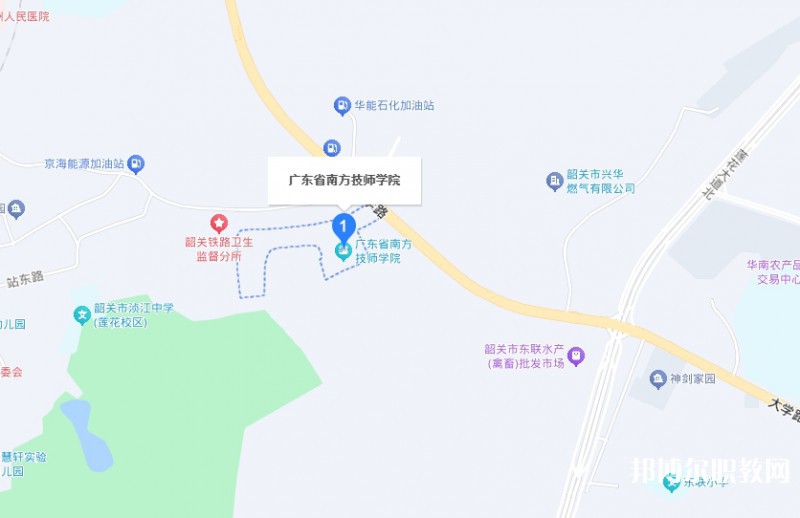 廣東省南方技師學(xué)院地址，乘車路線