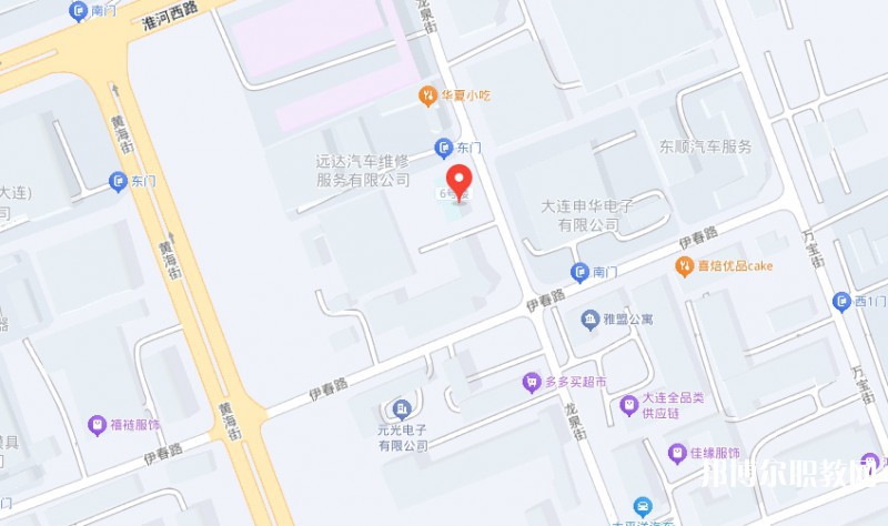 大連市蘭克藝術(shù)中等職業(yè)學校地址，乘車路線